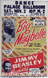 Big Maybelle concert poster